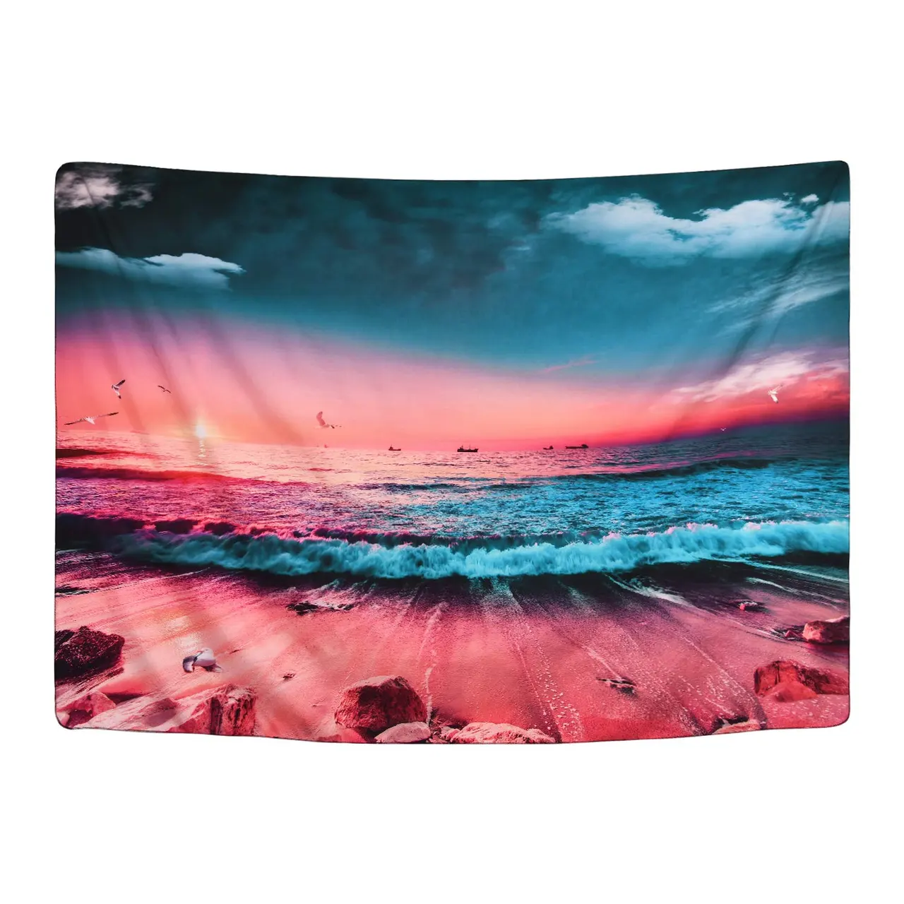 Printed tapestry - Pink