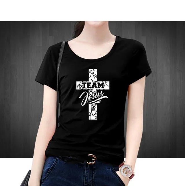 Round neck short sleeve T shirt Black - Shop at LoveMi