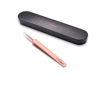 Acne needle to blackhead needle artifact acne needle pick acne beauty squeeze acne tool kit - 1Pcs Bend Clip Iron Box