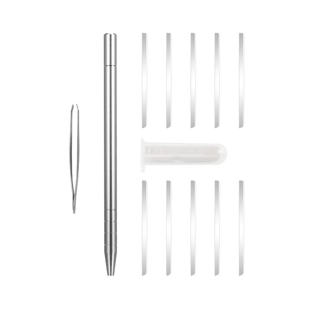 New professional magic engrave beard hair scissors Shavings Eyebrows Razor carve pen shears Tattoo barber hairdressing scissors Silver Set - Shop at LoveMi