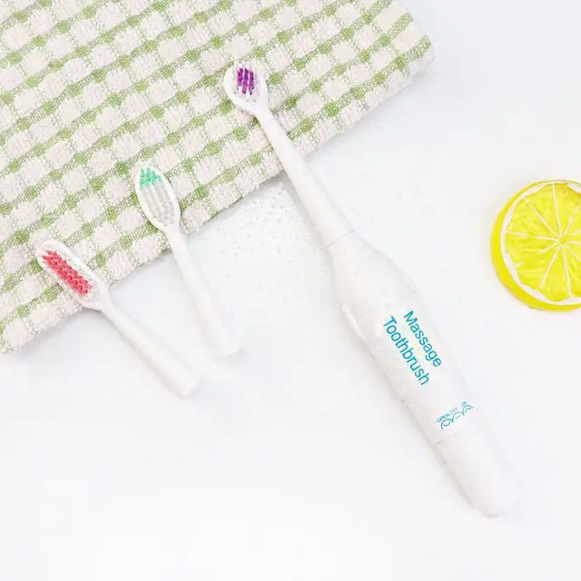 Replaceable soft bristle electric toothbrush White - Shop at LoveMi