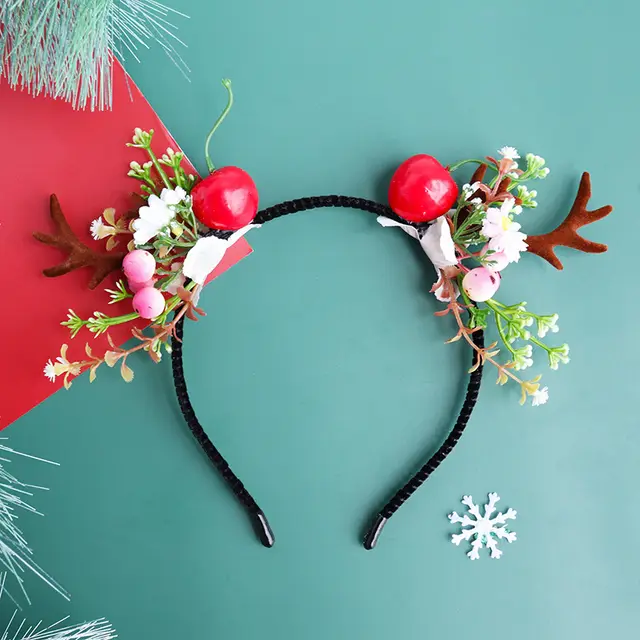 New Christmas Children's Headband Elk Headdress Kf387M - Shop at LoveMi