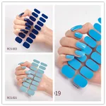 Simple waterproof nail stickers - Set18