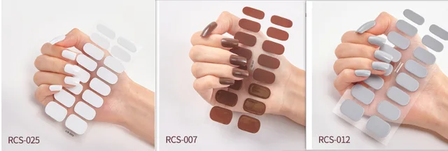 Simple waterproof nail stickers Set5 - Shop at LoveMi