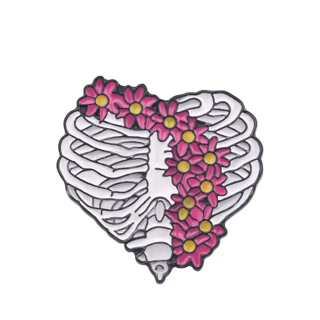 Personalized Creative Heart Shape Men's Brooch Xz637 - Shop at LoveMi