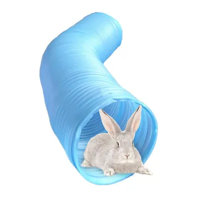 Rabbit raising tunnel pipe Blue - Shop at LoveMi