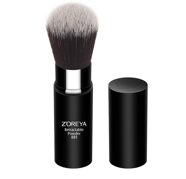 Artificial fiber makeup brush Black - Shop at LoveMi