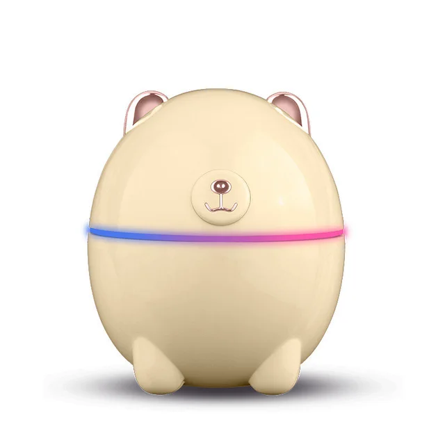 Mini bear humidifier spray aroma lamp Khaki - Shop at LoveMi