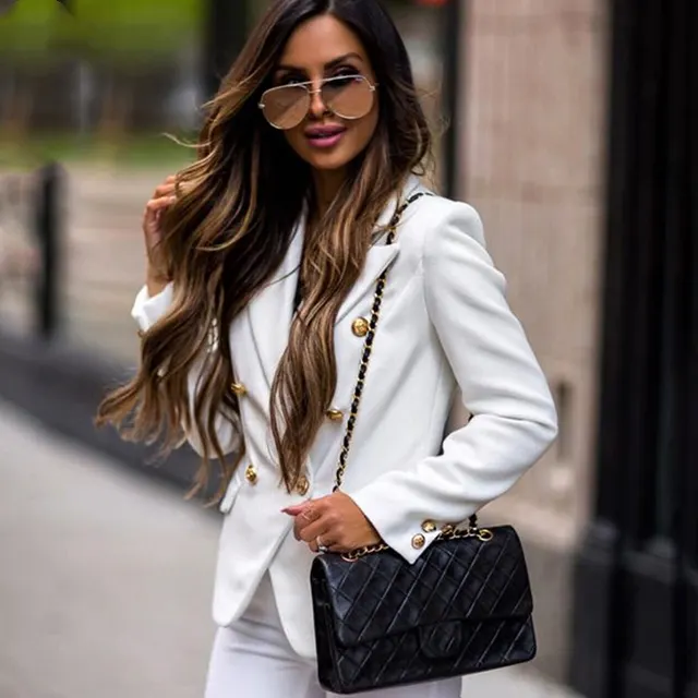 Women's coat and small suit White - Shop at LoveMi