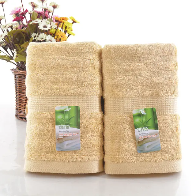 Bamboo fiber water ripple towel Khaki - Shop at LoveMi