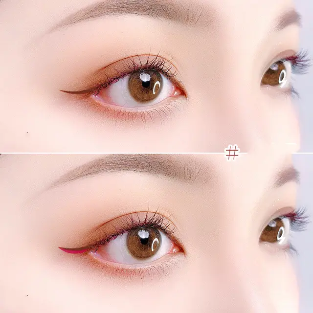 Net Red Color Eyeliner Red Brown - Shop at LoveMi