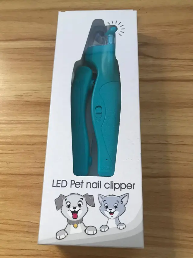 LED light pet nail clippers Blue - Shop at LoveMi