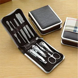 Manufacturers spot nail clippers nail clippers Manicure manicure tools gift set customized advertising LOGO - 9Pieces