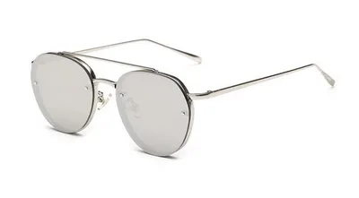 Sunshade Personalized Pilot Sunglasses For Ladies Silver - Shop at LoveMi
