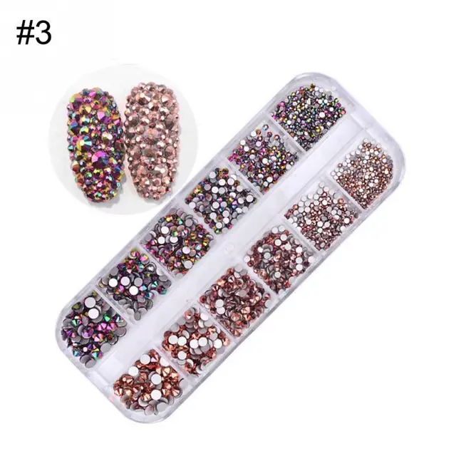 Nail Art Symphony AB Rhinestone Decoration 3Style - Shop at LoveMi