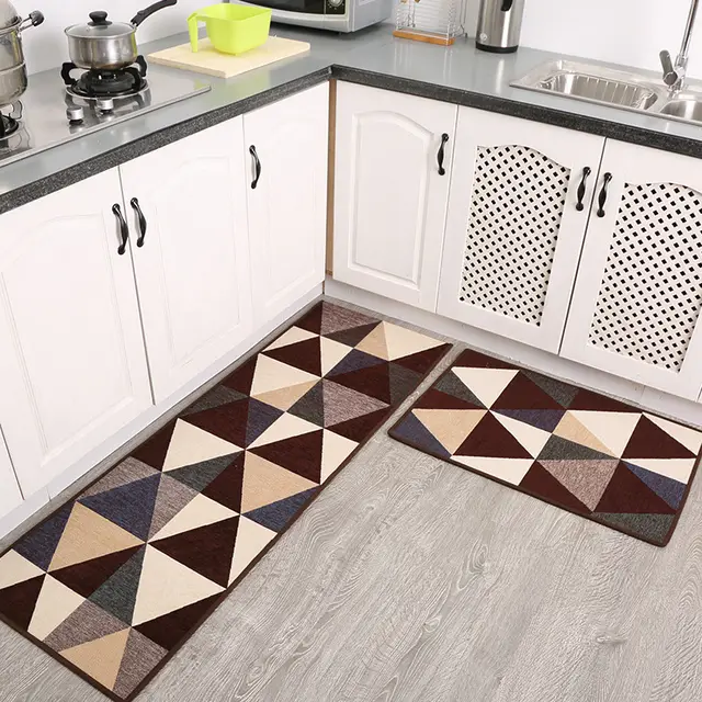 Kitchen mat and carpet anti slip absorbent 6Style - Shop at LoveMi