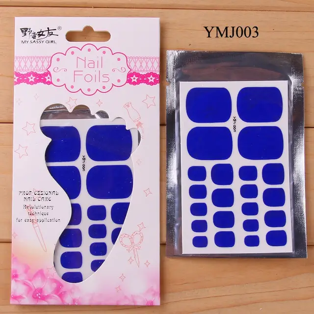 Finished foot nail stickers Ymj003 - Shop at LoveMi