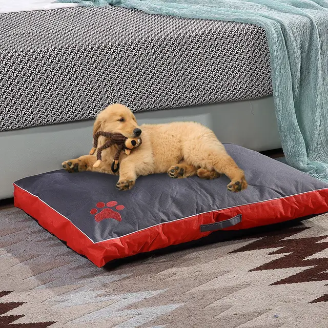 Waterproof Oxford cloth pet mat for doghouse Red - Shop at LoveMi