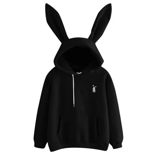 Ladies Hooded Sweatshirt Black - Shop at LoveMi