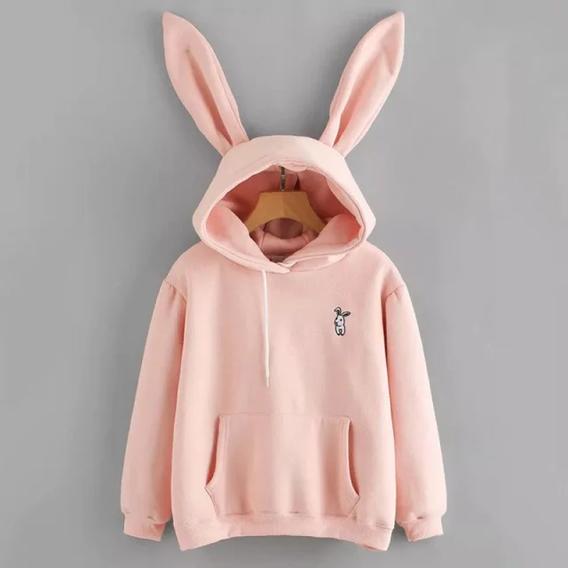 Ladies Hooded Sweatshirt Pink - Shop at LoveMi
