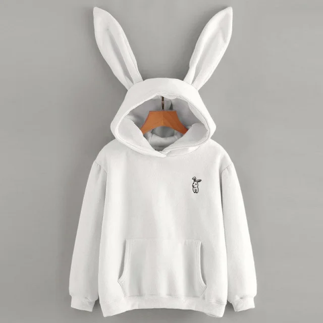 Ladies Hooded Sweatshirt White - Shop at LoveMi
