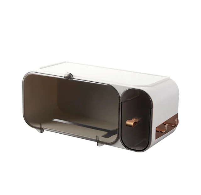 Facial towel and cotton storage box White B - Shop at LoveMi