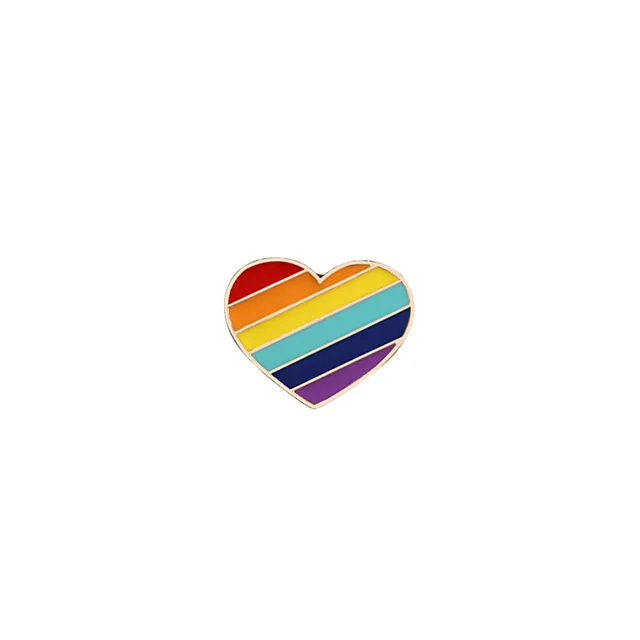 9 Style LGBT Design Pins Heart A - Shop at LoveMi