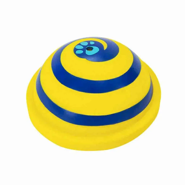 Sounding Disc Woof Glider Soft & Safe Indoor Pet Dogs Play Toy Pets Unique Interacts Entertainment Toys Yellow - Shop at LoveMi