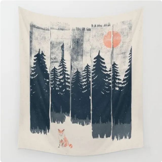 Living room landscape painting printing tapestry 5 Style - Shop at LoveMi