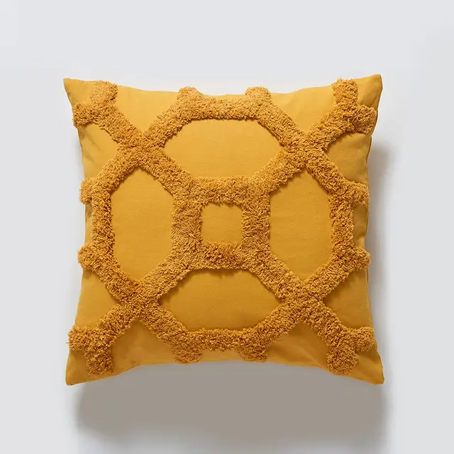 Bohemian India Handmade Tufted Pillowcase Bz20 037 Style - Shop at LoveMi