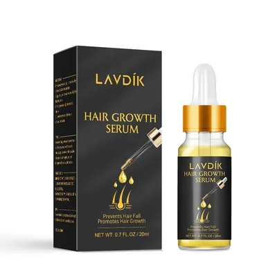 Damaged Hair Repair Women Men's Fast Hair Growth Essence Oil Anti hair Loss Lotion Black - Shop at LoveMi
