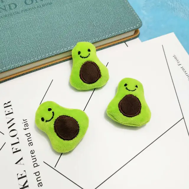 Cartoon Plush Brooch Avocado - Shop at LoveMi
