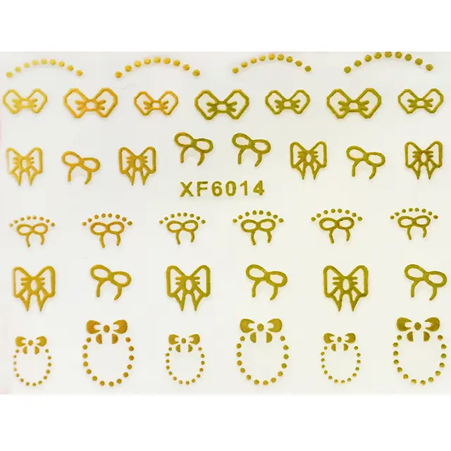Nail Waterproof Hot Stamping Sticker 60014Style - Shop at LoveMi