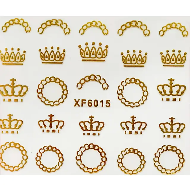 Nail Waterproof Hot Stamping Sticker 60015Style - Shop at LoveMi
