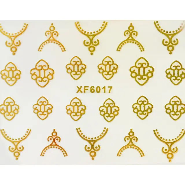 Nail Waterproof Hot Stamping Sticker 60017Style - Shop at LoveMi