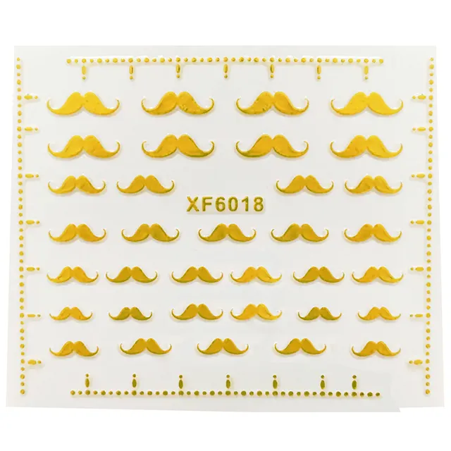 Nail Waterproof Hot Stamping Sticker 60018Style - Shop at LoveMi