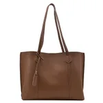 Casual tote bag all-match one-shoulder handbag - Brown