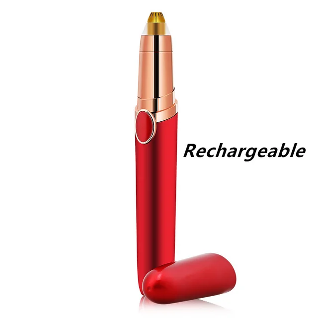 Multifunction Eyebrow trimmer Red Rechargeable - Shop at LoveMi