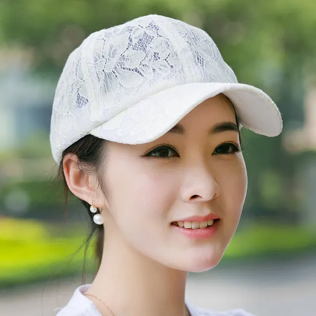 Lace Baseball Cap White - Shop at LoveMi