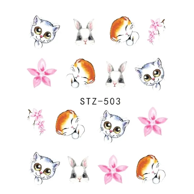 Nail Sticker Butterfly Flower Water Transfer Decal Sliders for Nail Art Decoration Tattoo Manicure Wraps Tools Tip JISTZ508 Stz 503 - Shop at LoveMi