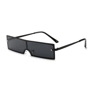 Rectangular sunglasses - Black