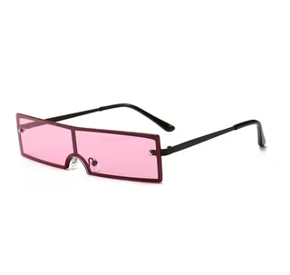 Rectangular sunglasses - Pink