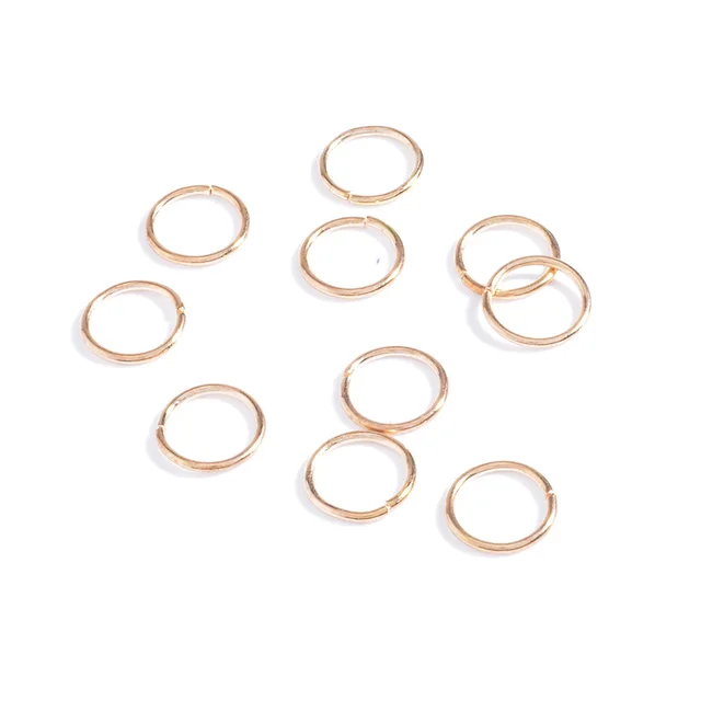 DIY hair braid DIY circle hair clip Gold Circle - Shop at LoveMi