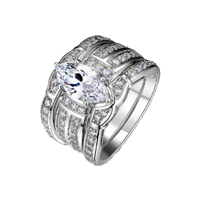 European and American couples ring ring engagement zircon Default - Shop at LoveMi