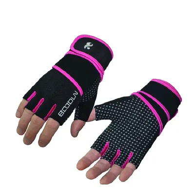Wrist Guard Non slip Weight Lifting Equipment Fitness Gloves Purple - Shop at LoveMi