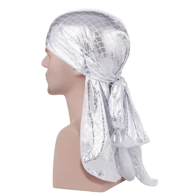 Long silk tail pirate hat Sliver - Shop at LoveMi