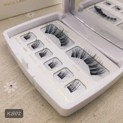 Magnet false eyelash Ks02 White - Shop at LoveMi