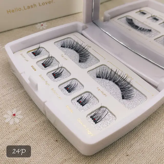Magnet false eyelash White 24P - Shop at LoveMi