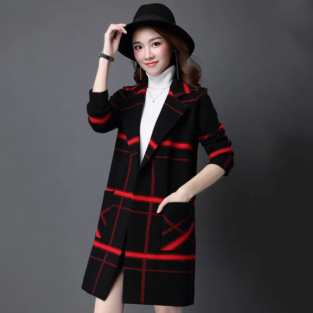 Loose sweater coat Black - Shop at LoveMi