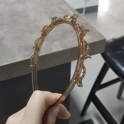 Hollow Solid Color Braided Hairpin Headband 7 Coffee - Shop at LoveMi